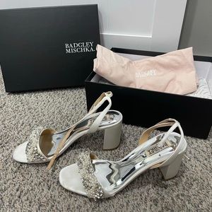 Badgley Mischka Collection Clara Embellished Sandal